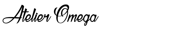 Atelier Omega font preview